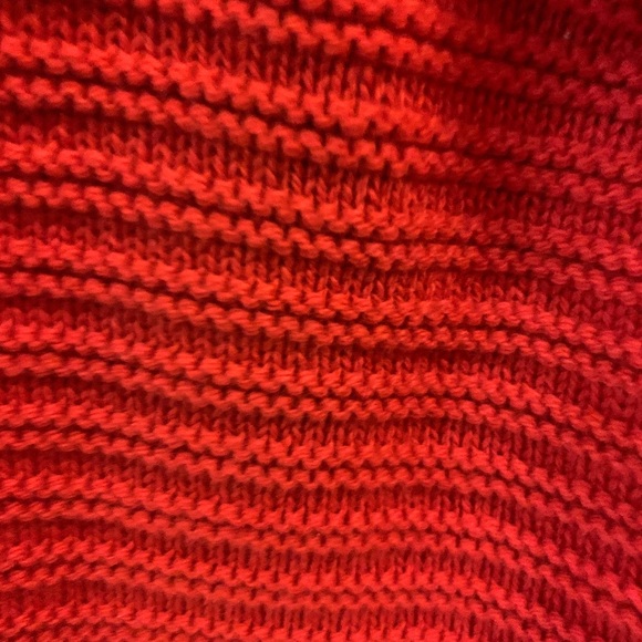 Madewell NWT Red Knit Sweater size XL - Picture 2 of 5